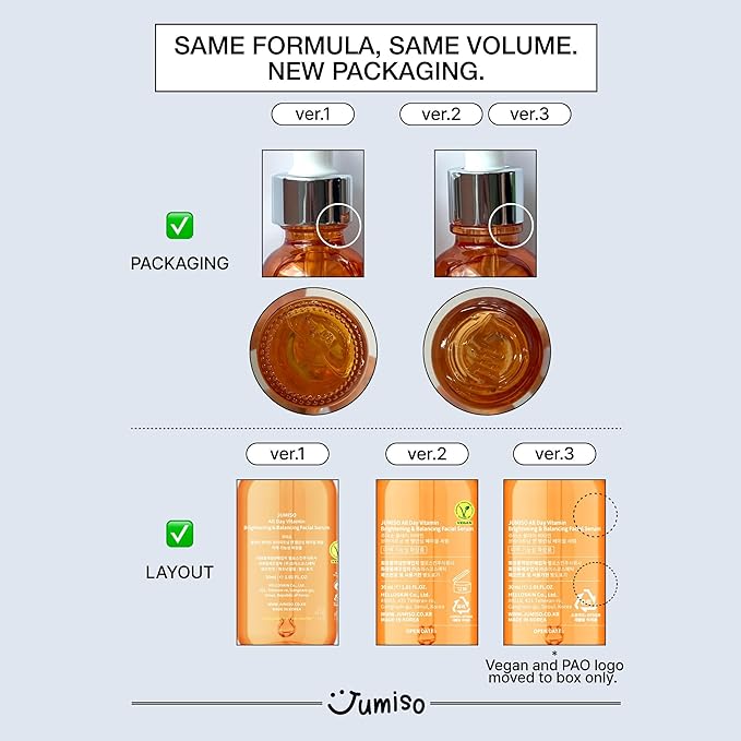 (B07QSF1LK3) - JUMISO All Day Vitamin Serum, Brightening & Balancing Facial Serum 30ml