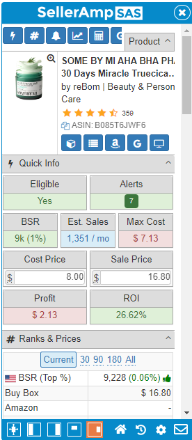 (B085T6JWF6) - SOME BY MI AHA BHA PHA 30 Days Miracle Truecica Clear Pad - 70 Pads, 4.22Oz