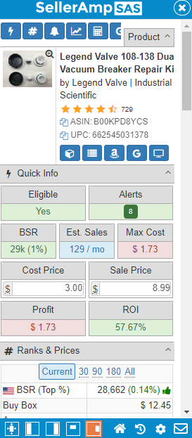 (B00KPD8YCS) - Legend Valve 108-138 Dual Vacuum Breaker Repair Kit, 5.5"x2"x1"