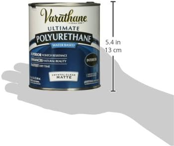 (B00RZYE01O) - Varathane 262074 Water-Based Ultimate Polyurethane, Quart, Matte Finish