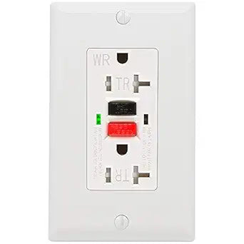 (B08159L787) - ANKO GFCI Outlet 20 Amp, UL Listed, Tamper-Resistant, Weather Resistant Receptacle Indoor or Outdoor Use