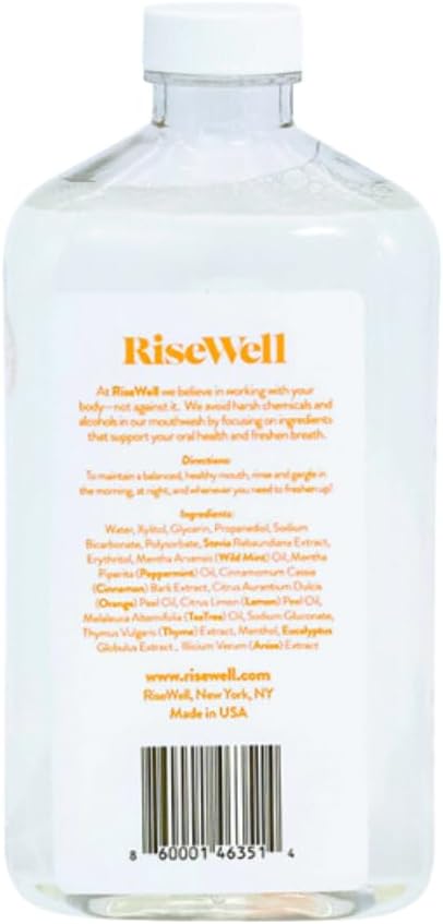 (B0BK7X5PXR) - RiseWell Balancing Mouthwash - Alcohol Free, Alkaline pH Balancing Mouthwash with Xylitol - Dentist