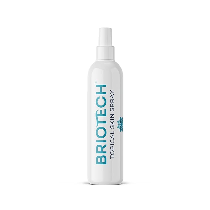 (B00YZDHMWW) - BRIOTECH Topical Skin Spray, Hypochlorous Acid Spray for Body & Face