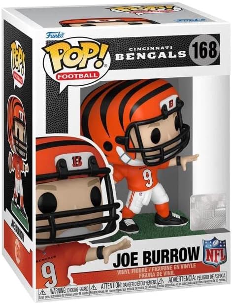 (B0C1F5NQ53) - POP Football: Bengals - Joe Burrow Funko Vinyl Figure