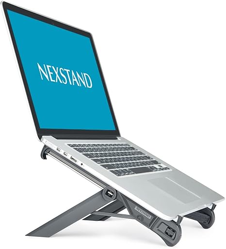 (B0D1N12YH5) - K7 Laptop Stand, Foldable Portable laptop stand, Ergonomic Laptop Riser for Desk for MacBook and Laptops 10-17