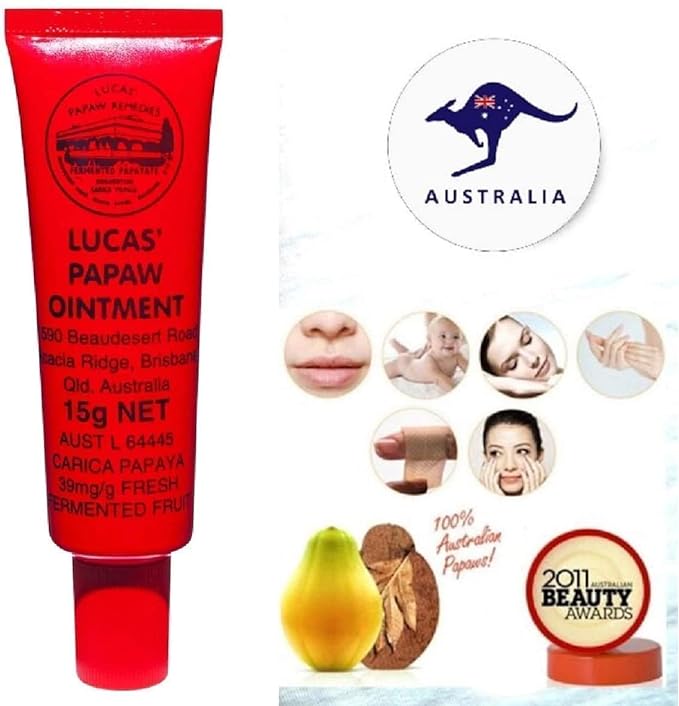 (B00K5O4SRM) - Lucas Papaw Ointment 25g | Pawpaw Cream Imported Directly From Australia by Lucas