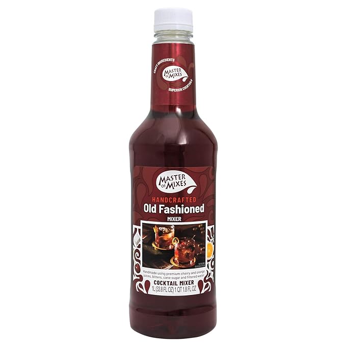 (B00CDATJU2) - Master of Mixes Old Fashioned Drink Mix, Ready To Use, 1 Liter Bottle (33.8 Fl Oz), Individually Boxed