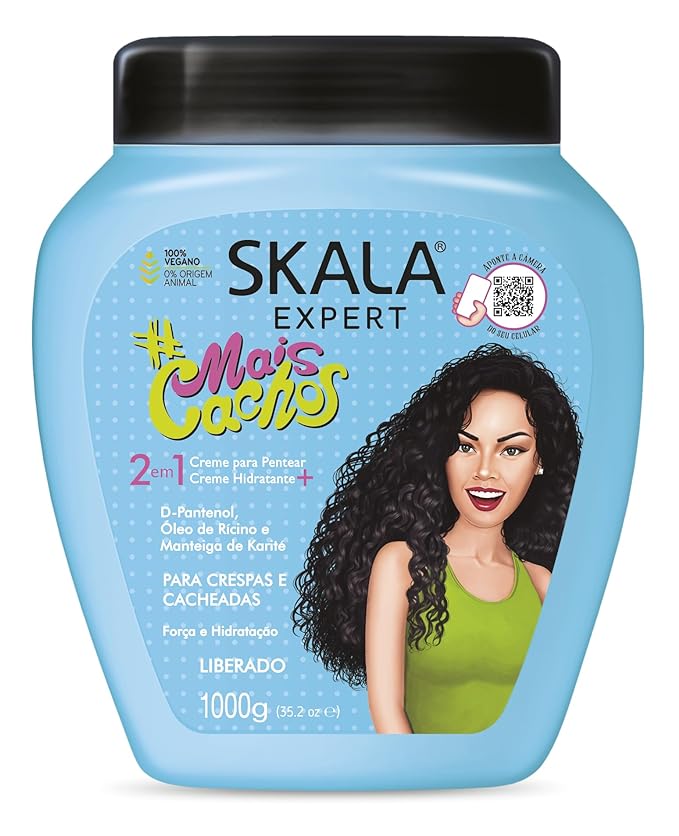 (B08N4N97DZ) - SKALA Hair Type 3ABC Mais Cachos - More Curls Eliminate Anti Frizz, For Curly Hair