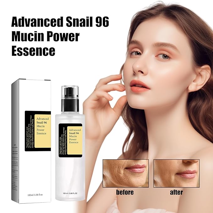 (B0D4QM1RHB) - Advanced Snail Mucin 96% Power Repairing Essence, Snail Mucin 96% - Anti-Aging Serum