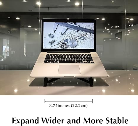 (B0D1N12YH5) - K7 Laptop Stand, Foldable Portable laptop stand, Ergonomic Laptop Riser for Desk for MacBook and Laptops 10-17