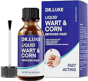 (B0BF74F7K5) - Dr. Luke Wart & Corn Remover for Toes Feet: Fast Acting Plantar Wart Common Wart Flat Wart Corn Removal