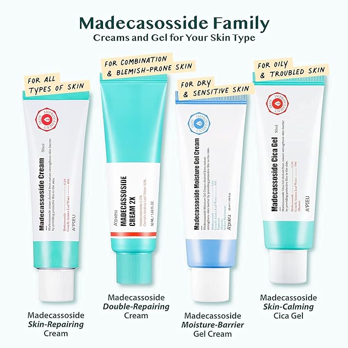 (B08XY9WDJ6) - A'PIEU Madecassoside Cream 2X (1.69 fl oz) - for Combination and Blemish-Prone Skin, Helps Soothe Dryness