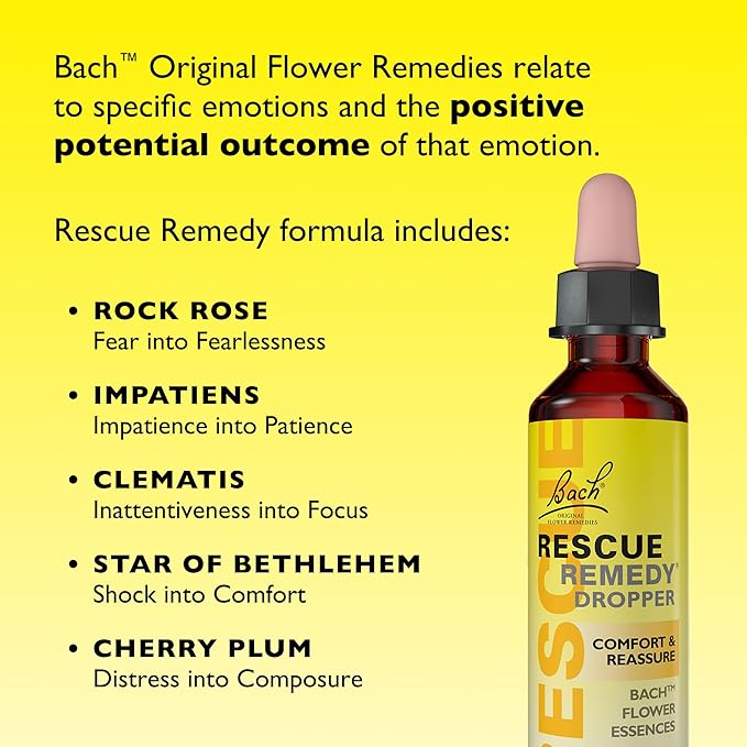 (B000RFTCZW) - RESCUE REMEDY Dropper, 20mL‚ Natural Homeopathic Stress Relief