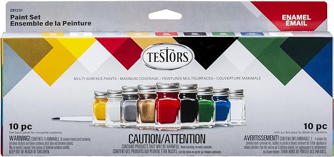 (B00005C2KF) - Testors 9146XT Promotional Enamel Paint Set( Packaging may vary)