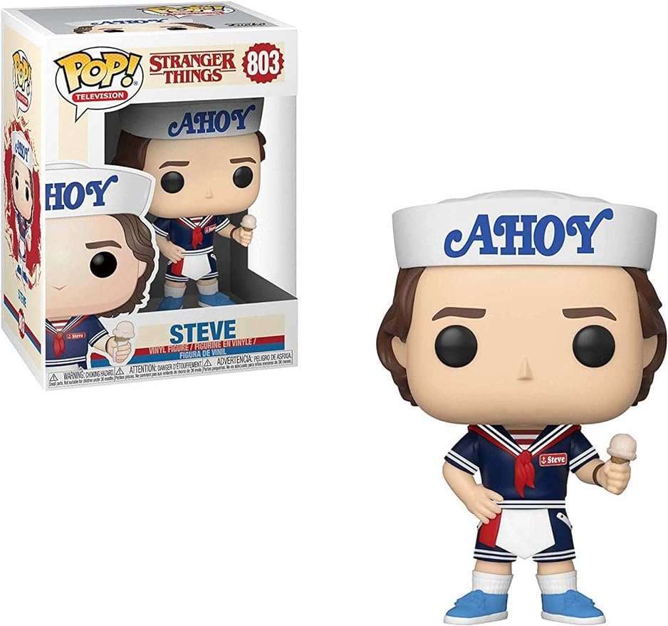 (B07N5XG38M) - Funko Pop! Television: Stranger Things - Steve with Hat & Ice Cream