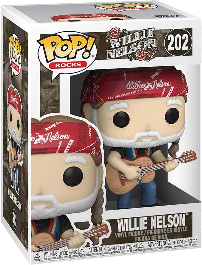 (B083MDK16L) - Funko Pop! Rocks: Willie Nelson, Multicolour, 3.75 inches