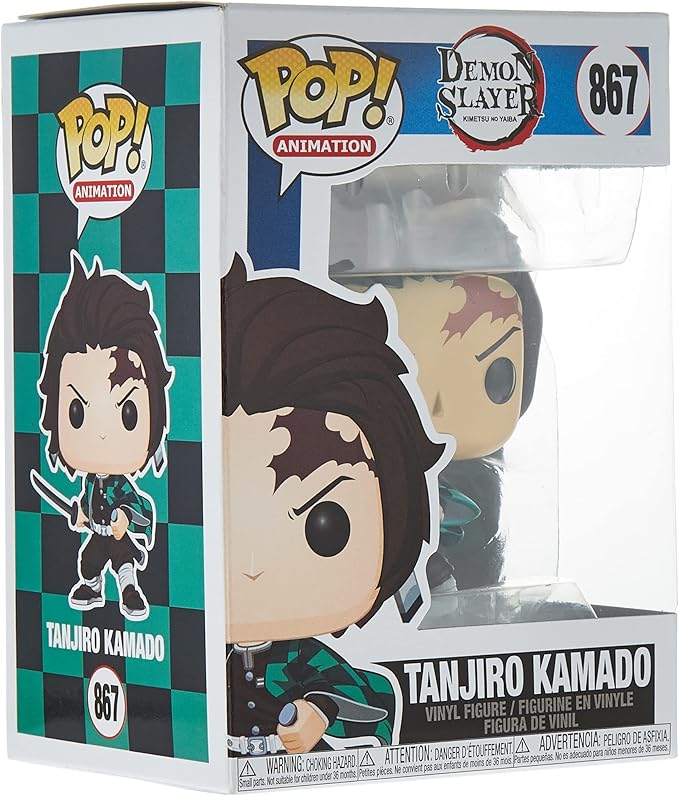 (B083MC39H5) - Funko POP Animation: Demon Slayer- Tanjiro Kamado, Multicolor