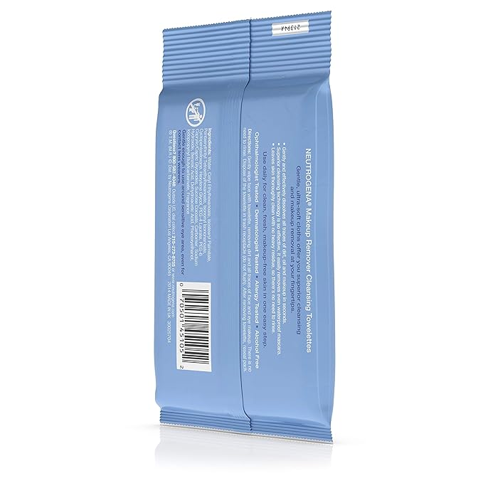 (B0046CHQUK) - Neutrogena Makeup Remover Cleansing Towelettes, 7 Count