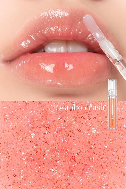 (B088MFPHT4) - rom&nd Glasting Water Gloss 01 SANHO CRUSH | Glazed Lips Syrupy Glossy Finish Long-lasting Moisturizing Gloss for Daily Use K-beauty 4.5g/0.16oz