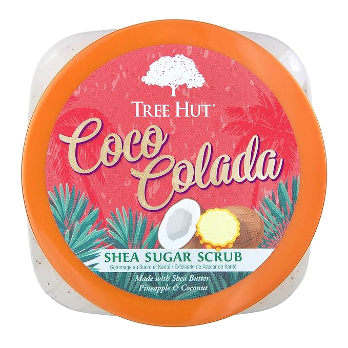 (B07PR467S5) - Tree Hut Shea Sugar Scrub Coco Colada, 18 oz, Ultra Hydrating and Exfoliating Scrub for Nourishing Essential Body Care